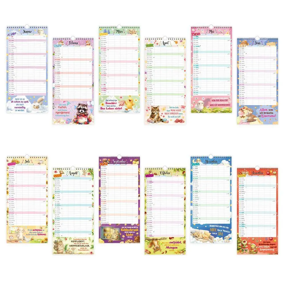Bild: 9783988026446 | TRÖTSCH - Familienkalender Spruchreif 2027 | Wandkalender | KG | 24 S.