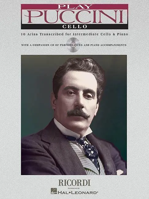 Cover: 73999846546 | Play Puccini: 10 Arias Transcribed for Cello &amp; Piano (Book/Online...
