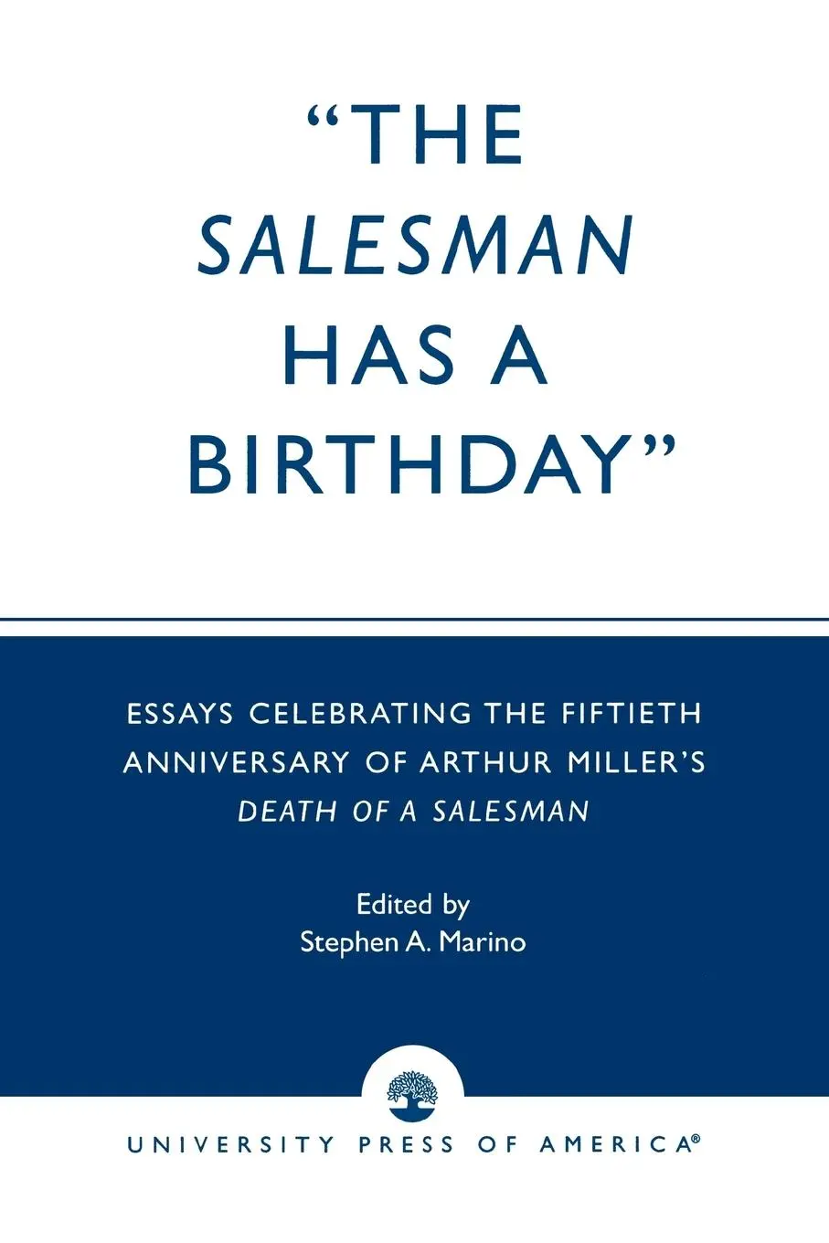 Cover: 9780761816546 | Salesman Has a Birthday | Stephen A. Marino | Taschenbuch | Englisch