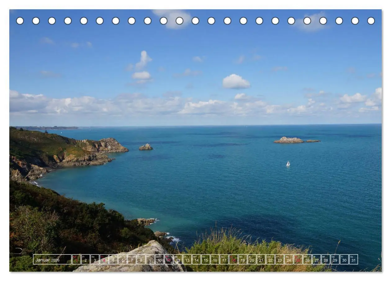 Bild: 9783457686546 | Anblicke und Ausblicke in der Bretagne (Tischkalender 2026 DIN A5...