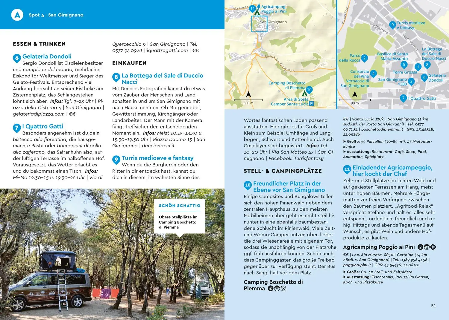 Bild: 9783575016546 | MARCO POLO Camper Guide Toskana, Umbrien &amp; Marken | Schnurrer | Buch