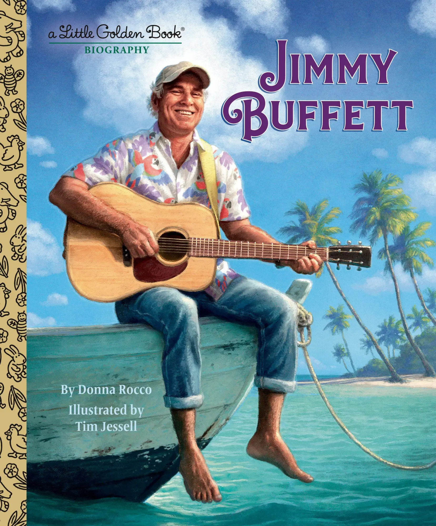 Cover: 9798217116546 | Jimmy Buffett: A Little Golden Book Biography | Donna Rocco (u. a.)