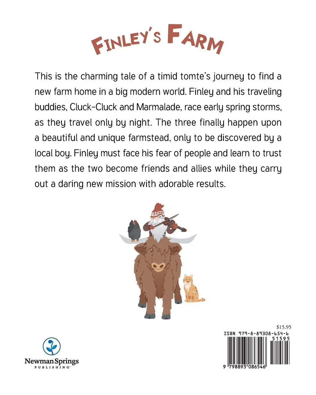 Rückseite: 9798893086546 | Finley's Farm | A Little Tomte on a Big Mission | Bonny Mack | Buch