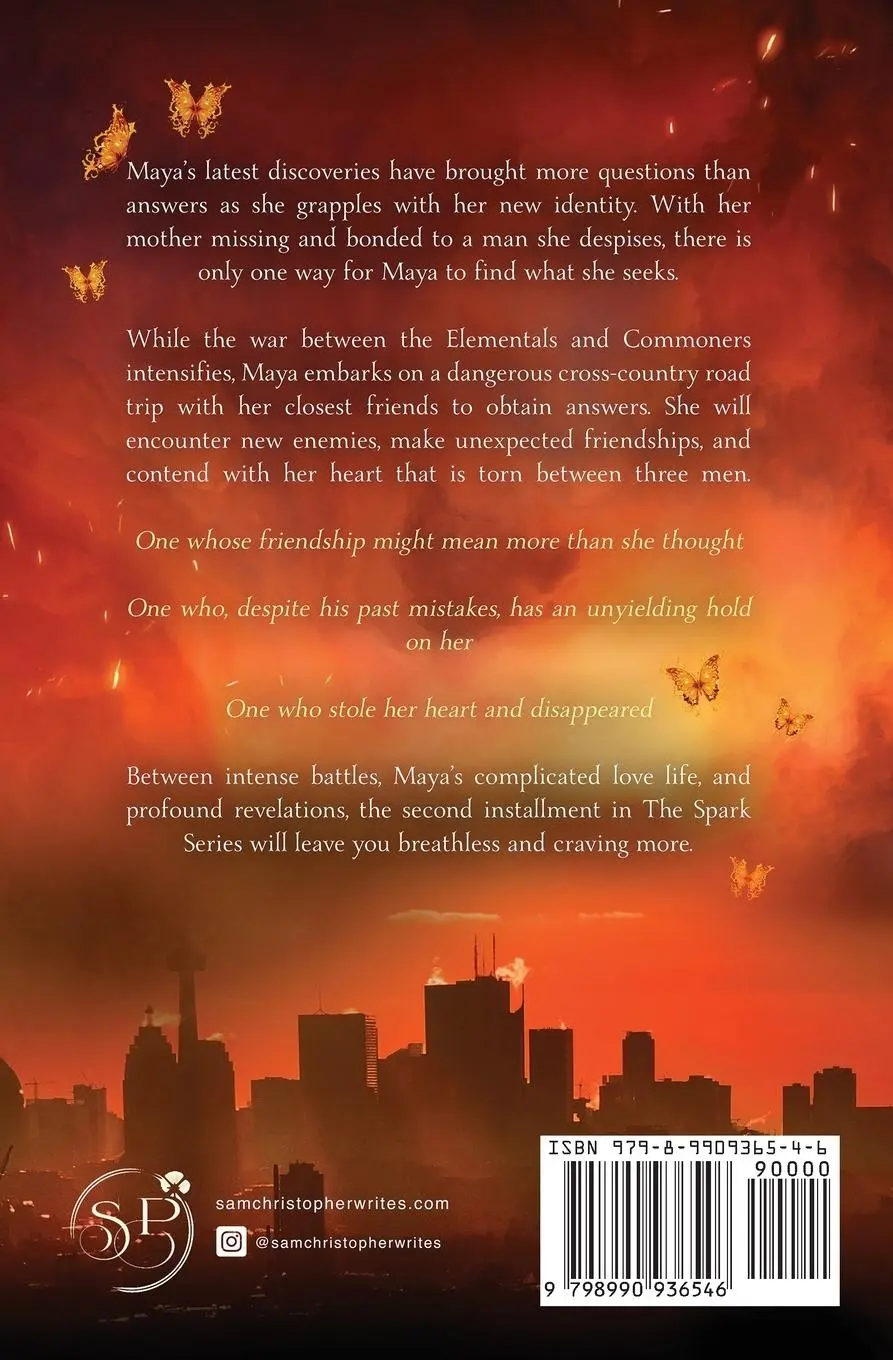 Rückseite: 9798990936546 | The Spark Ignites | Samantha Christopher | Taschenbuch | Englisch