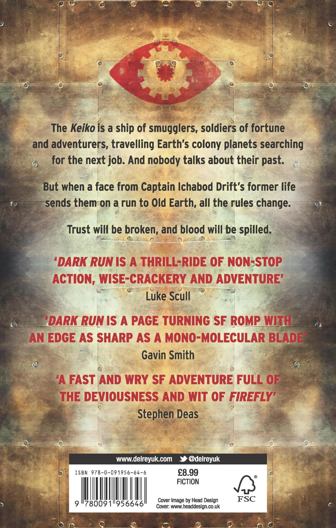 Rückseite: 9780091956646 | Dark Run | Mike Brooks | Taschenbuch | 432 S. | Englisch | 2015
