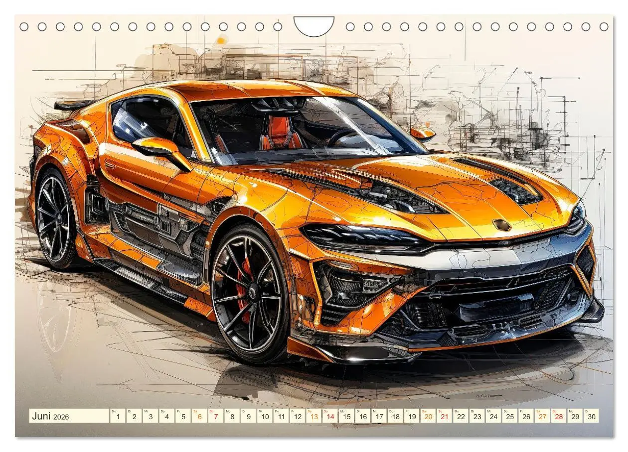 Bild: 9783457366646 | Blickpunkt Auto Design Zukunft (Wandkalender 2026 DIN A4 quer),...