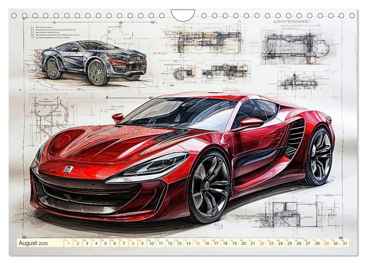 Bild: 9783457366646 | Blickpunkt Auto Design Zukunft (Wandkalender 2026 DIN A4 quer),...