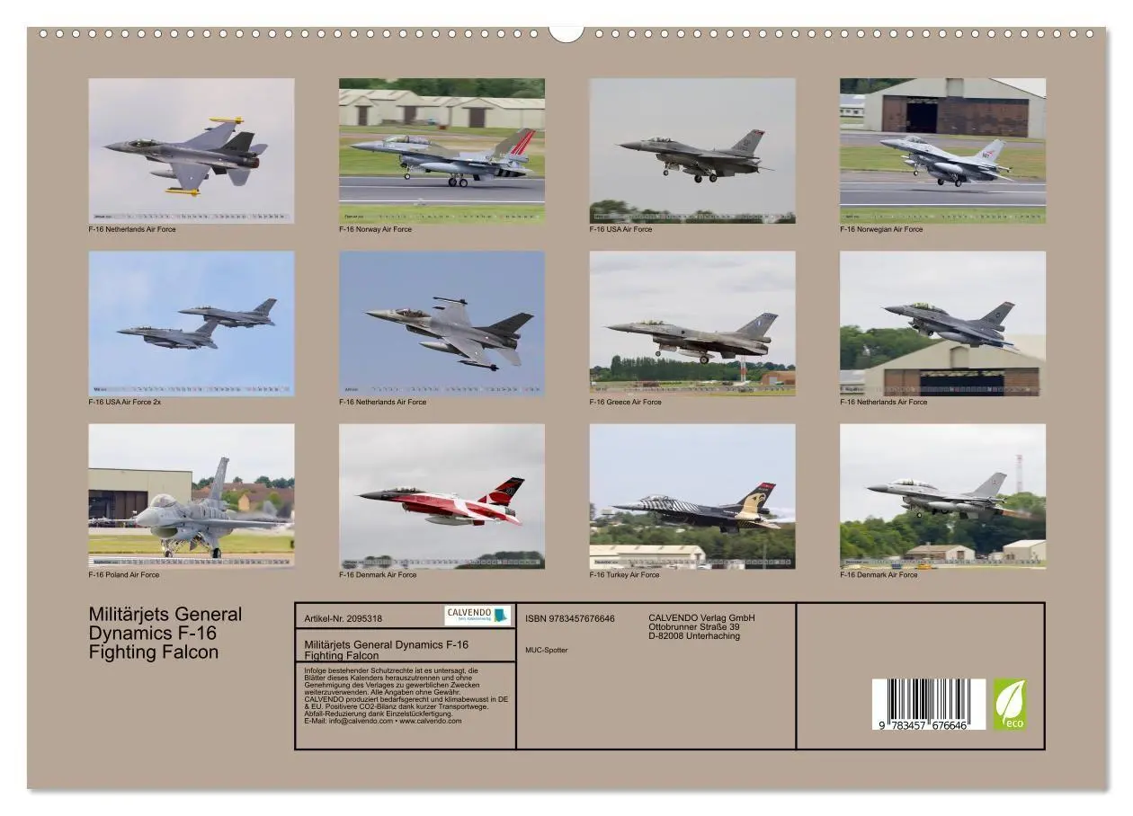 Bild: 9783457676646 | Militärjets General Dynamics F-16 Fighting Falcon (hochwertiger...