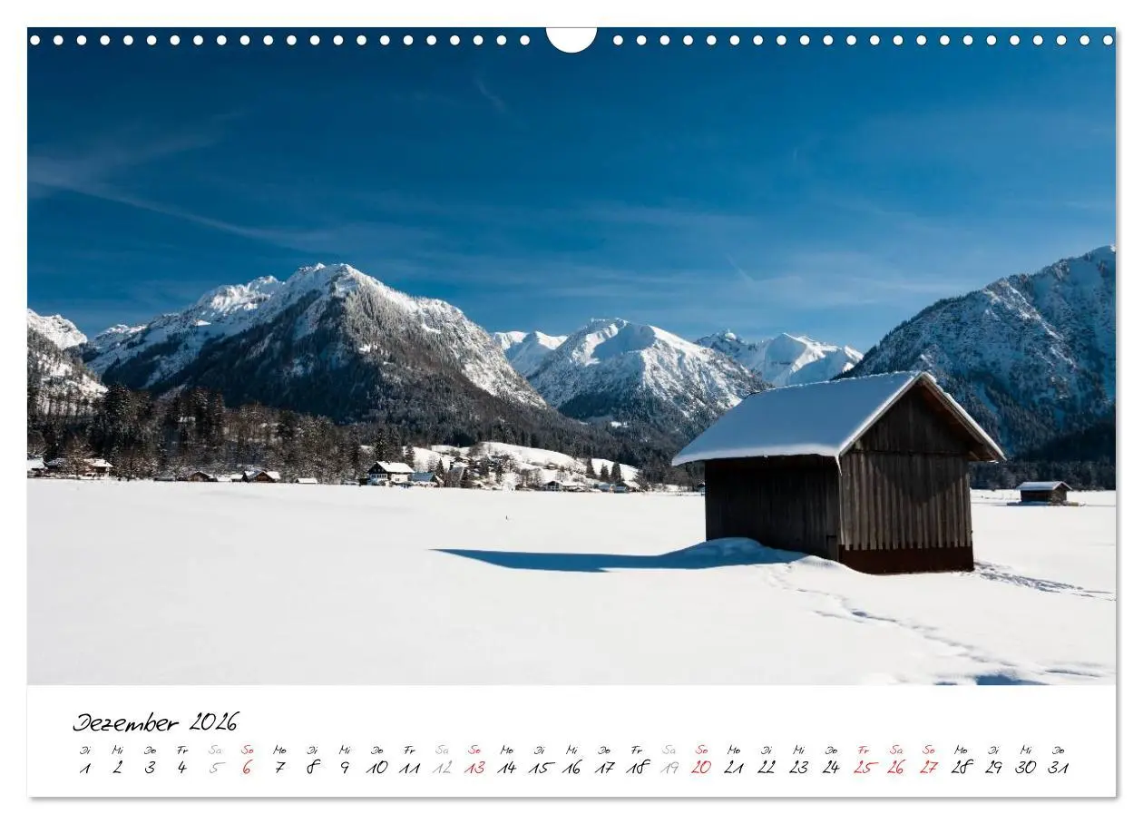 Bild: 9783516076646 | Oberallgäuer Landschaft (Wandkalender 2026 DIN A3 quer), CALVENDO...