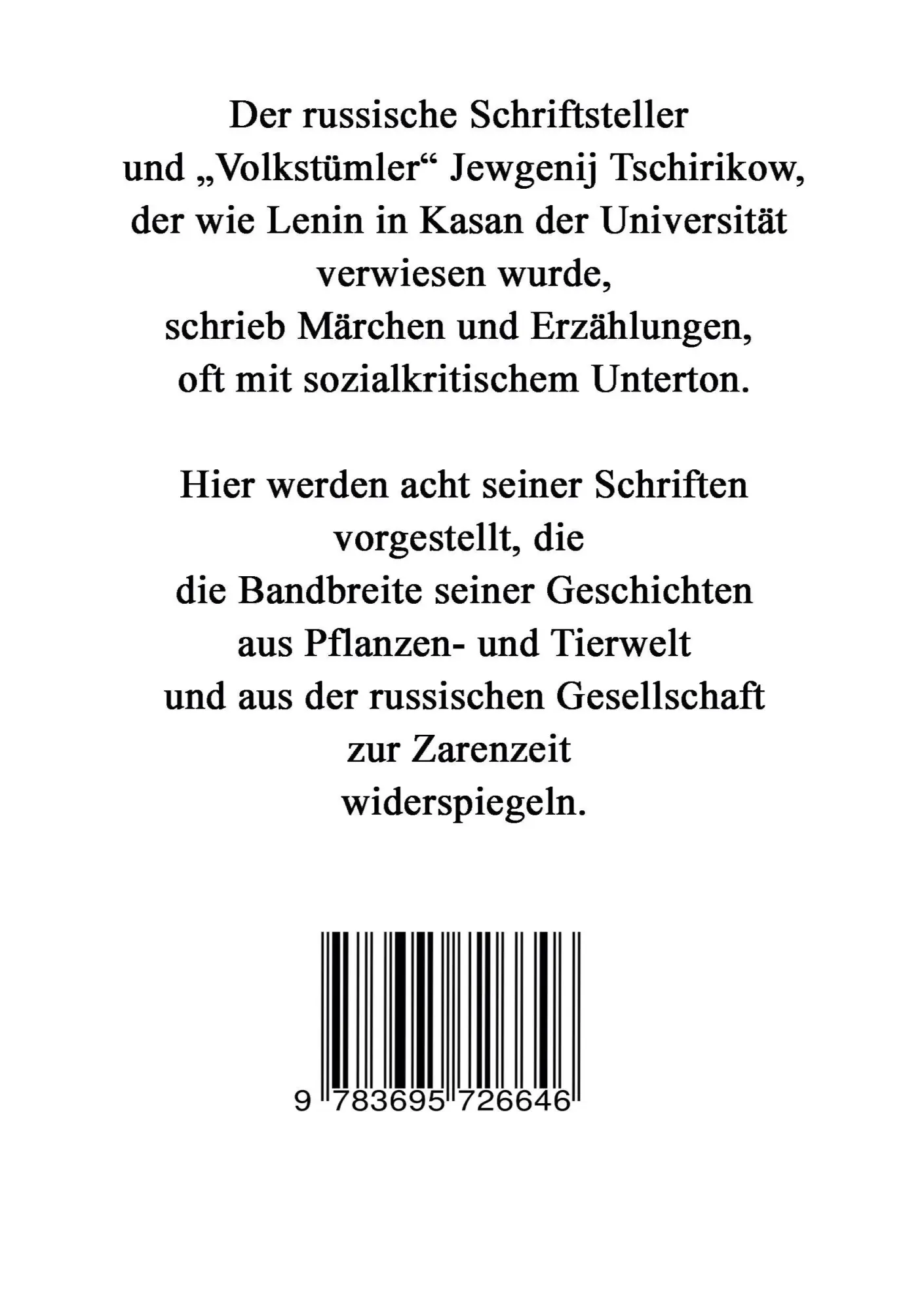 Rückseite: 9783695726646 | Kolja und Kolka | Märchen und Erzählungen aus dem Zarenreich | Buch