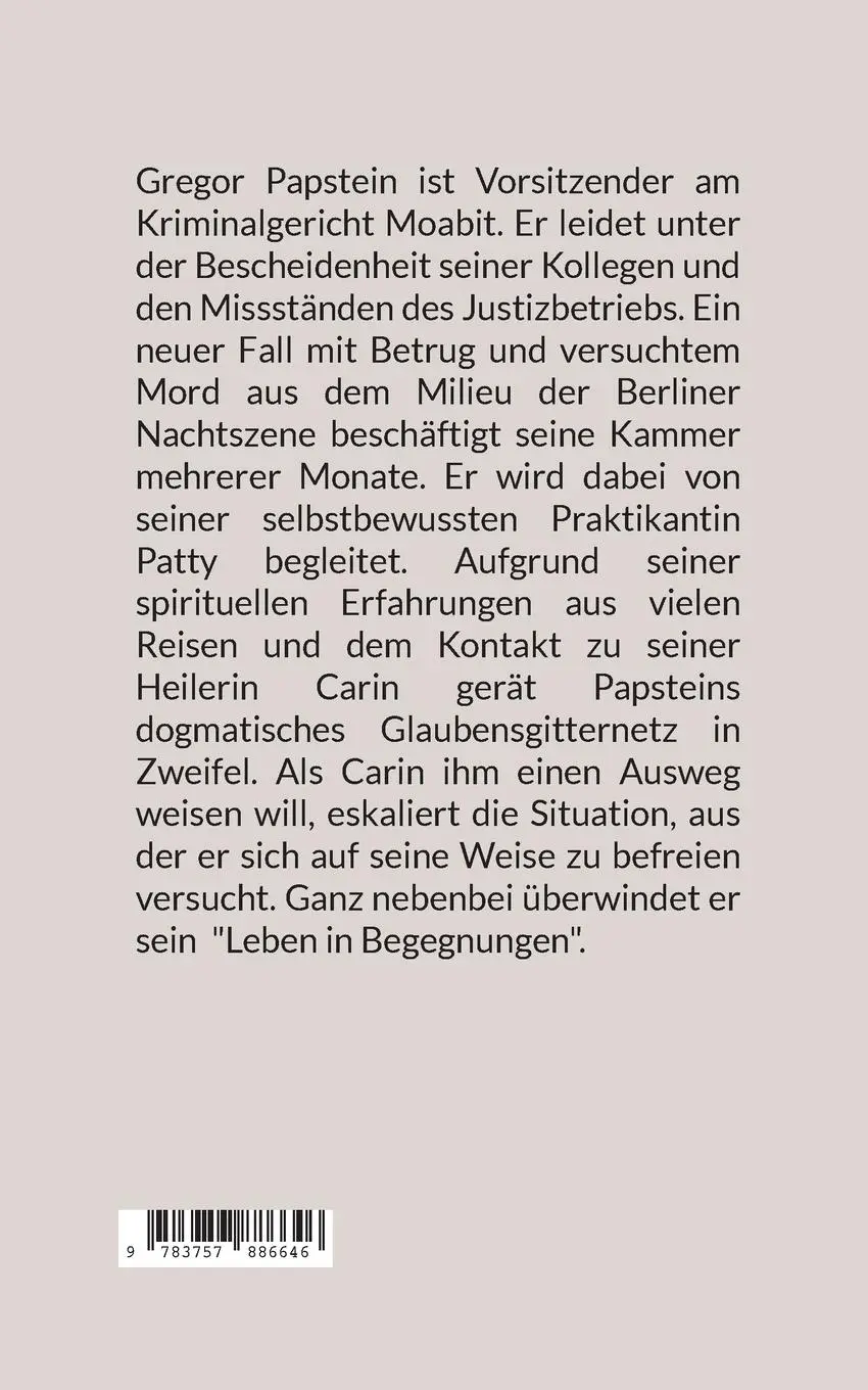 Rückseite: 9783757886646 | Tabledance | Ein zartbitteres juristisches Depressivum | Kaiser-Klan