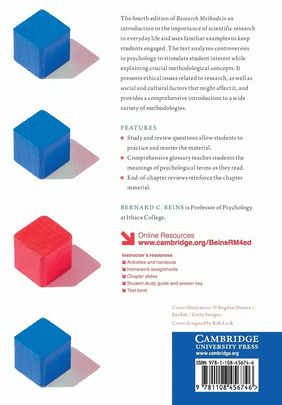 Rückseite: 9781108456746 | Research Methods | Bernard C. Beins | Taschenbuch | Englisch | 2019