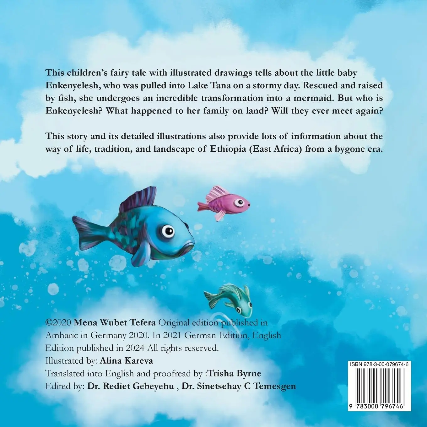 Rückseite: 9783000796746 | The African Mermaid Enkenyelesh | Mena Wubet Tefera | Taschenbuch