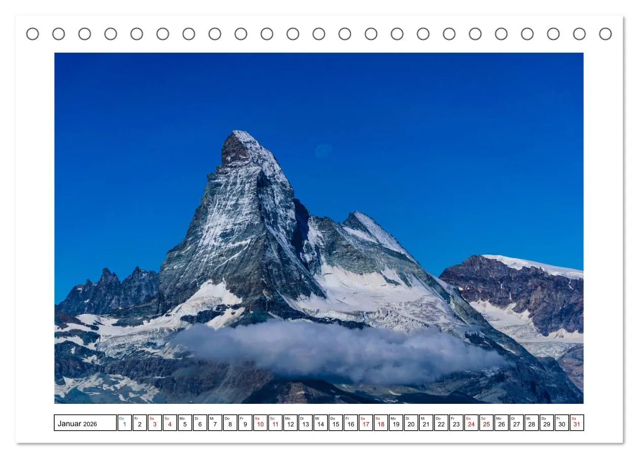 Bild: 9783457666746 | Alpenartig (Tischkalender 2026 DIN A5 quer), CALVENDO Monatskalender
