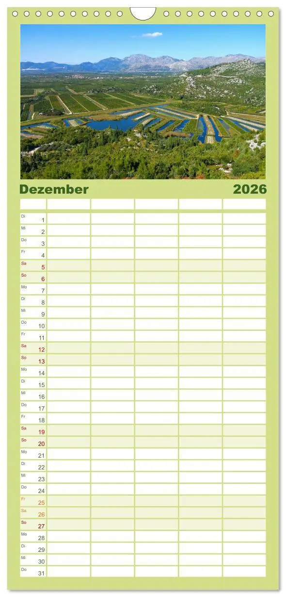 Bild: 9783516516746 | Familienplaner 2026 - Kroatien - Traumhafte Landschaften und...