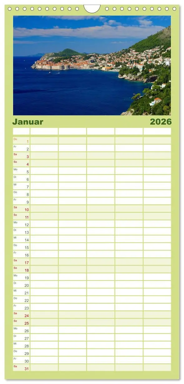 Bild: 9783516516746 | Familienplaner 2026 - Kroatien - Traumhafte Landschaften und...
