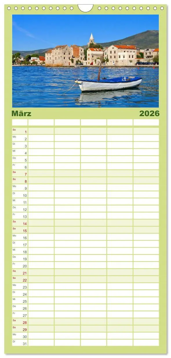 Bild: 9783516516746 | Familienplaner 2026 - Kroatien - Traumhafte Landschaften und...