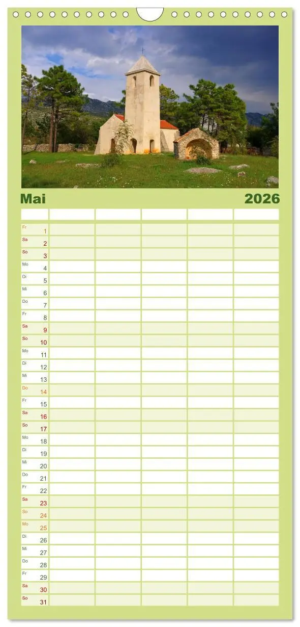 Bild: 9783516516746 | Familienplaner 2026 - Kroatien - Traumhafte Landschaften und...