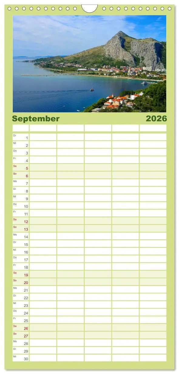 Bild: 9783516516746 | Familienplaner 2026 - Kroatien - Traumhafte Landschaften und...