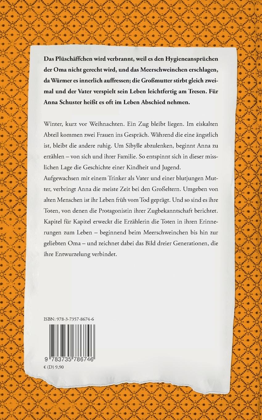 Rückseite: 9783735786746 | Meine Toten | Roman | Tanja Binder | Taschenbuch | 112 S. | Deutsch