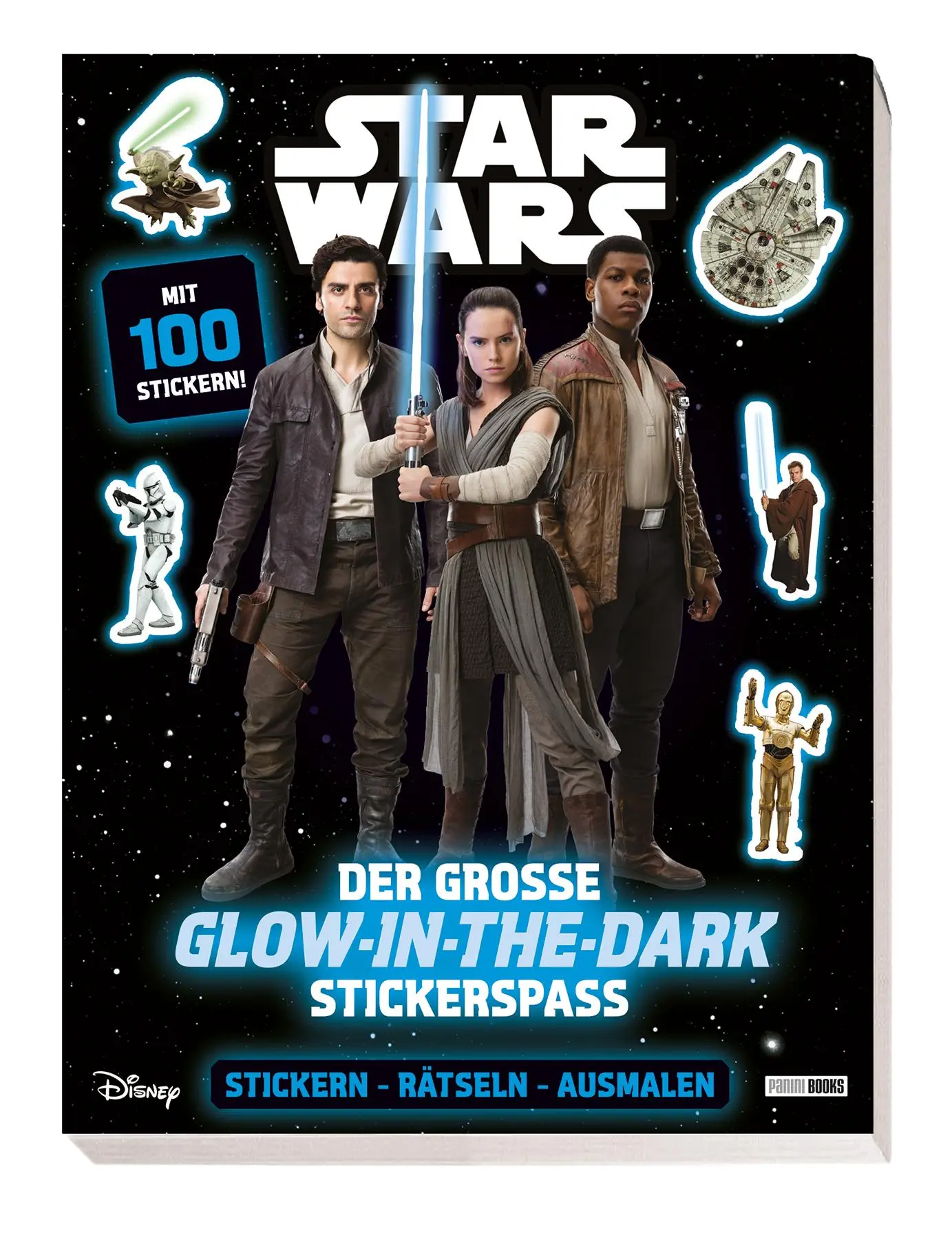 Cover: 9783833246746 | Disney Star Wars: Der große Glow-in-the-Dark-Stickerspaß: Stickern...