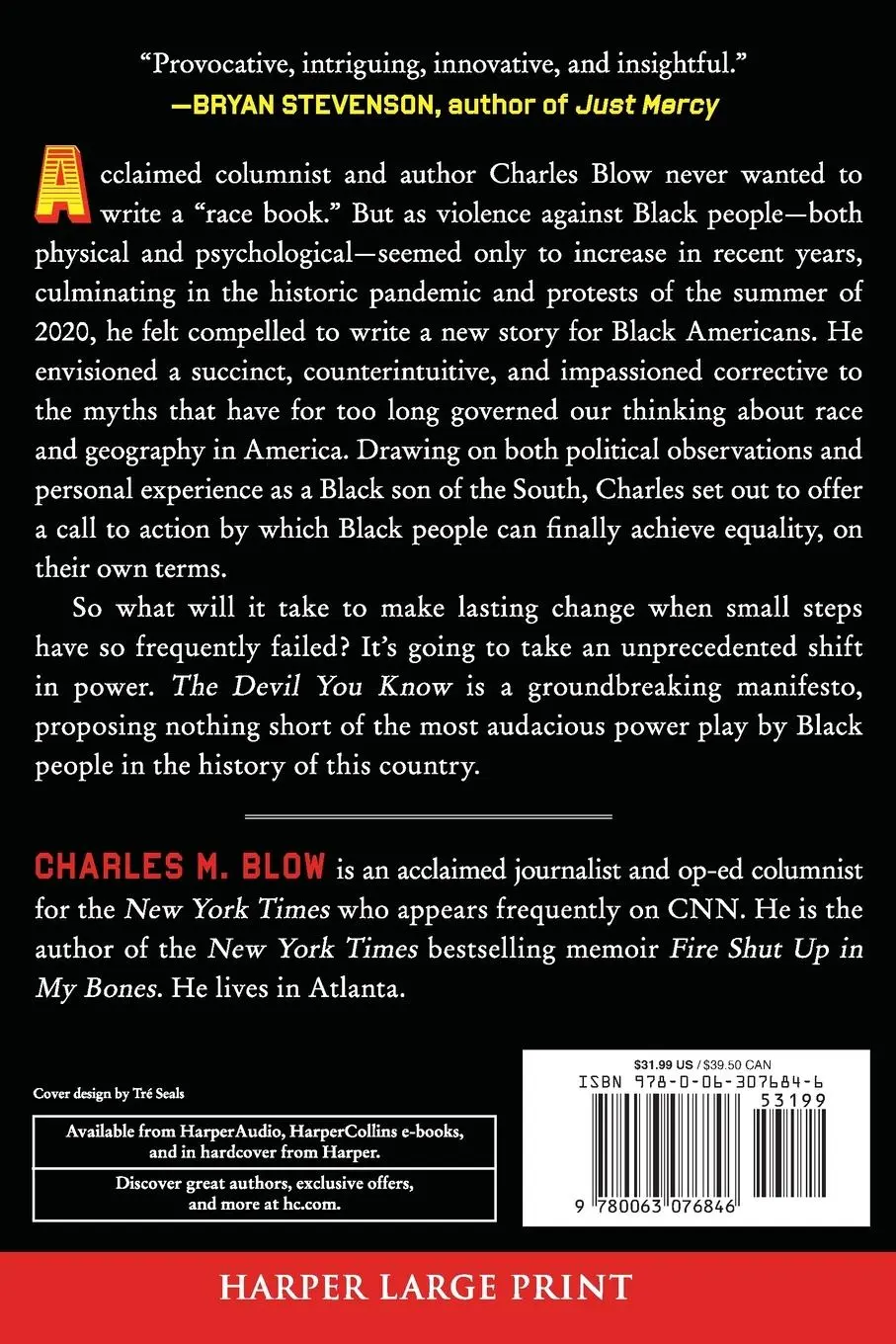Rückseite: 9780063076846 | Devil You Know LP, The | Charles M. Blow | Taschenbuch | Englisch