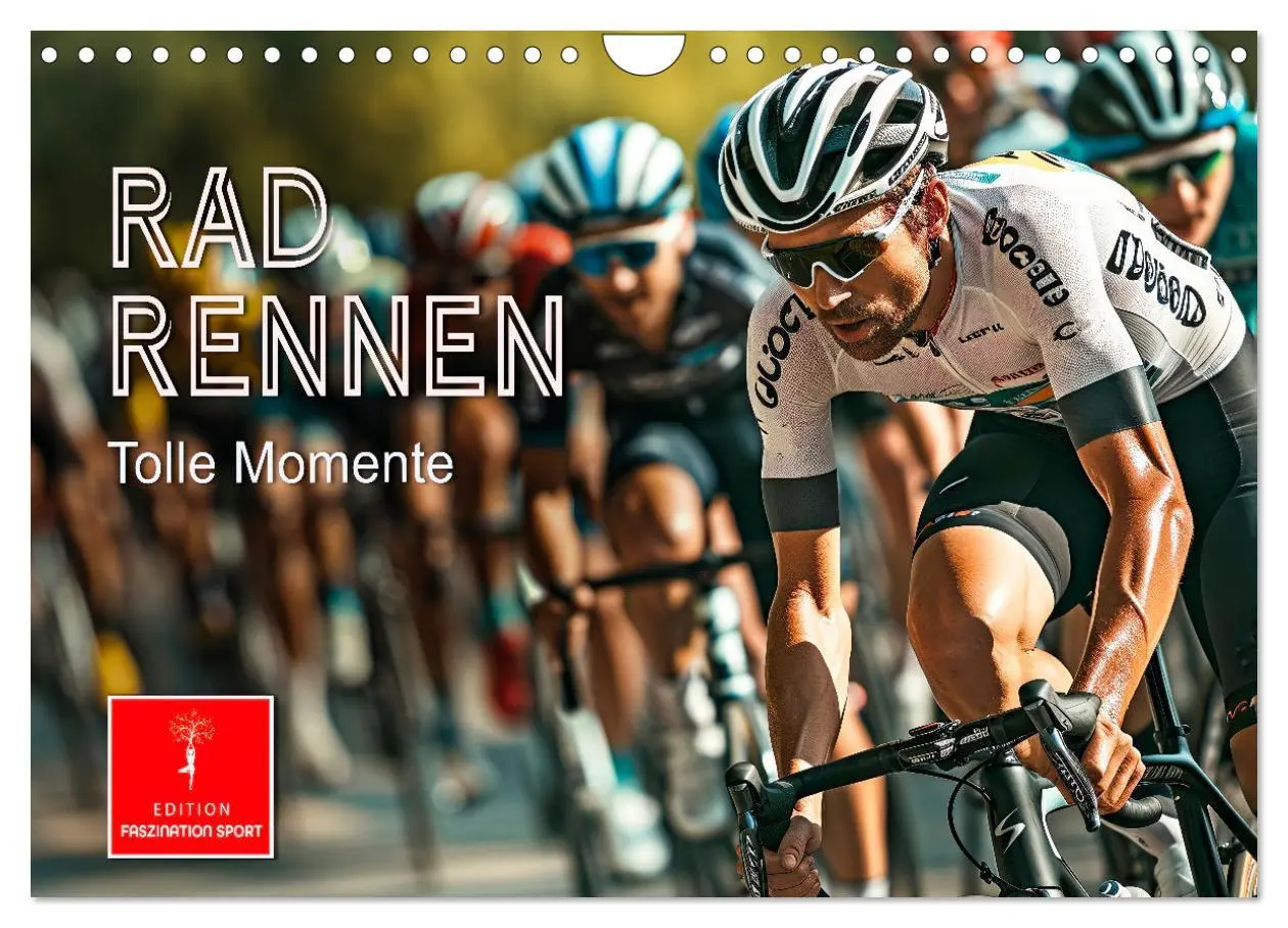Cover: 9783457346846 | Radrennen - tolle Momente (Wandkalender 2026 DIN A4 quer), CALVENDO...