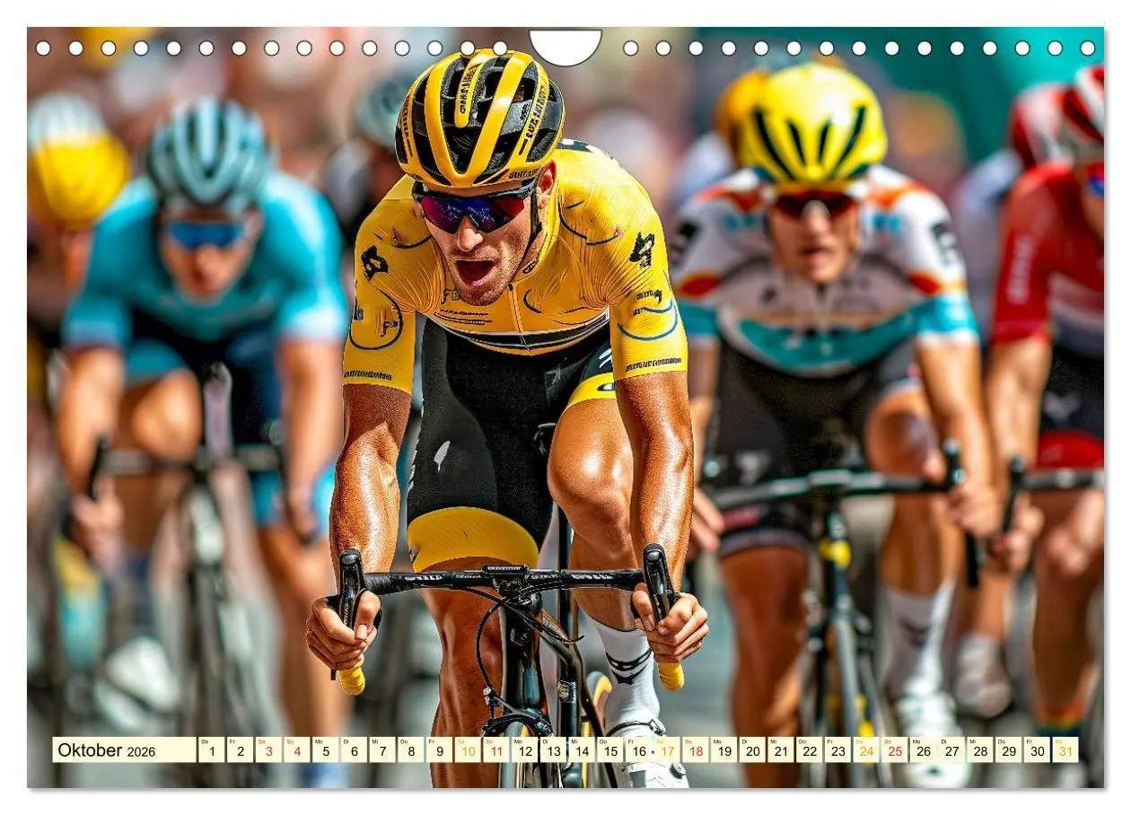 Bild: 9783457346846 | Radrennen - tolle Momente (Wandkalender 2026 DIN A4 quer), CALVENDO...