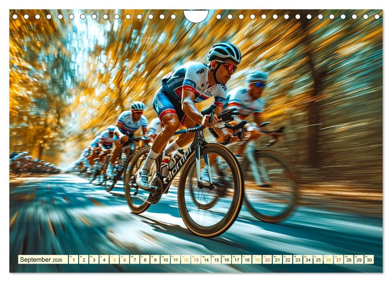 Bild: 9783457346846 | Radrennen - tolle Momente (Wandkalender 2026 DIN A4 quer), CALVENDO...