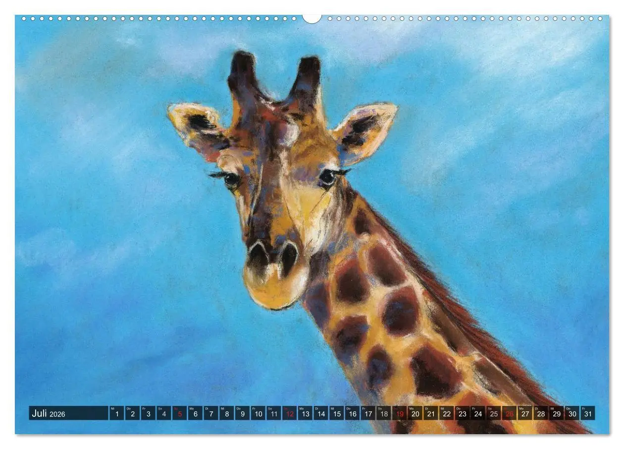 Bild: 9783457966846 | Afrika in Pastellgemälden (hochwertiger Premium Wandkalender 2026...