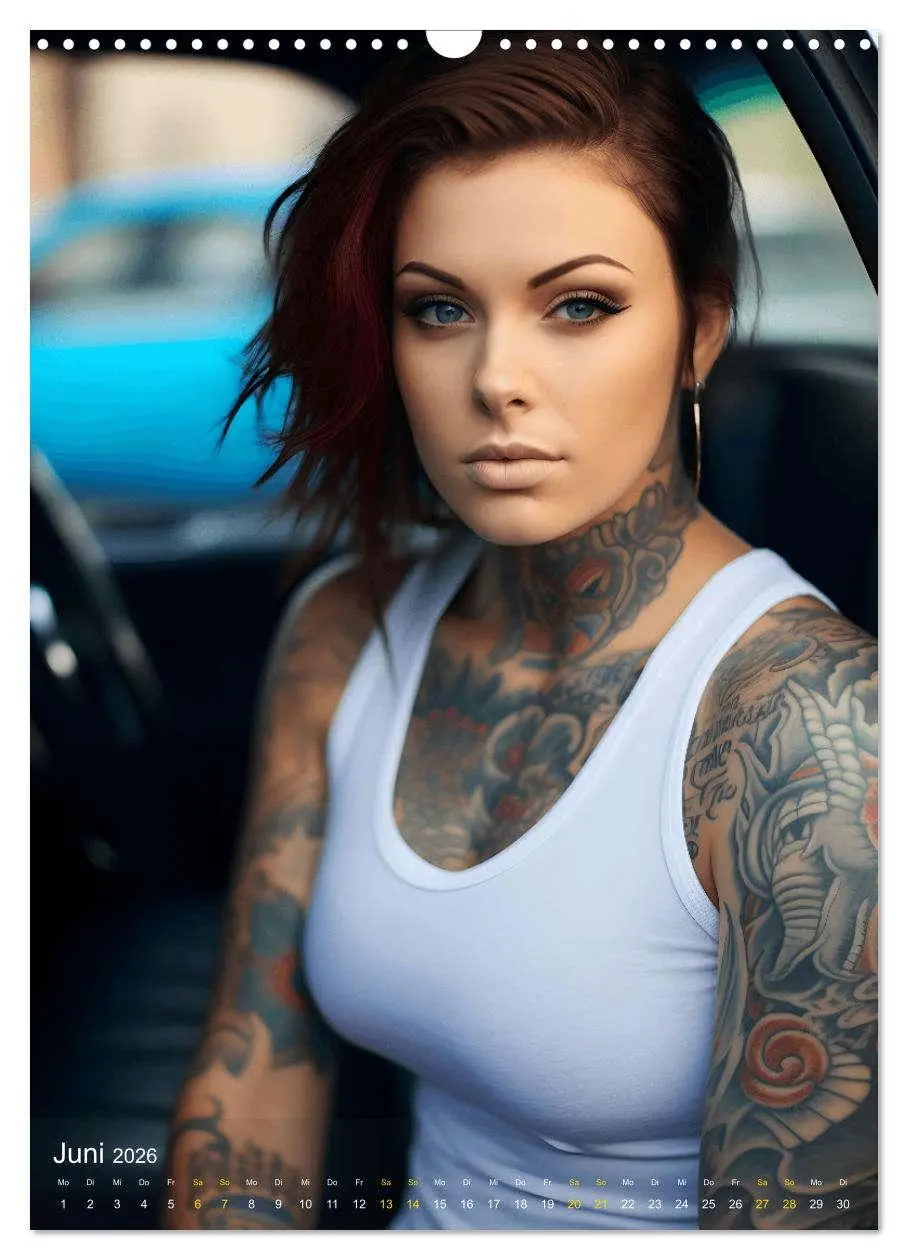 Bild: 9783516296846 | Tattoo Schönheiten - zwölf Monate, zwölf Frauen und jede Menge...