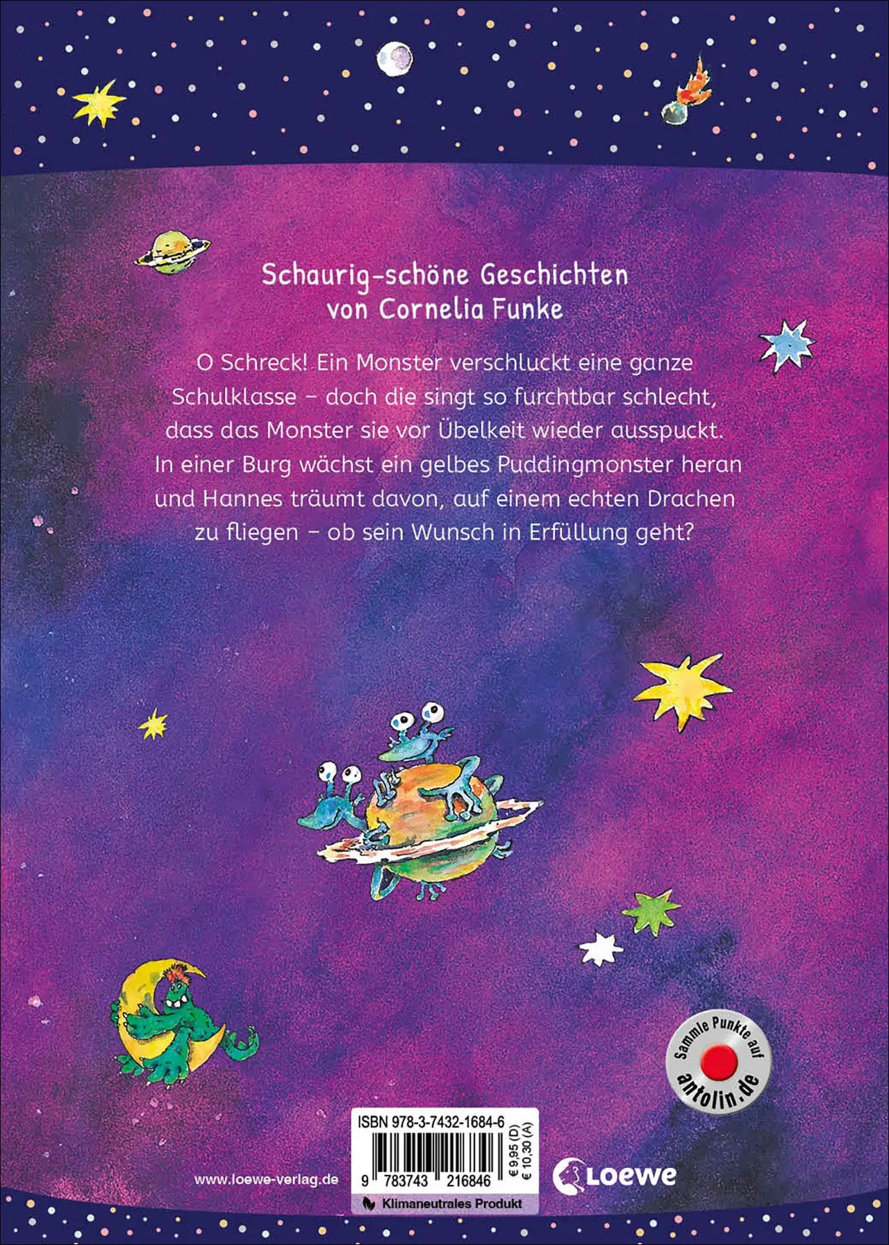 Rückseite: 9783743216846 | Monsterspuk und Drachenflug | Cornelia Funke | Buch | 80 S. | Deutsch
