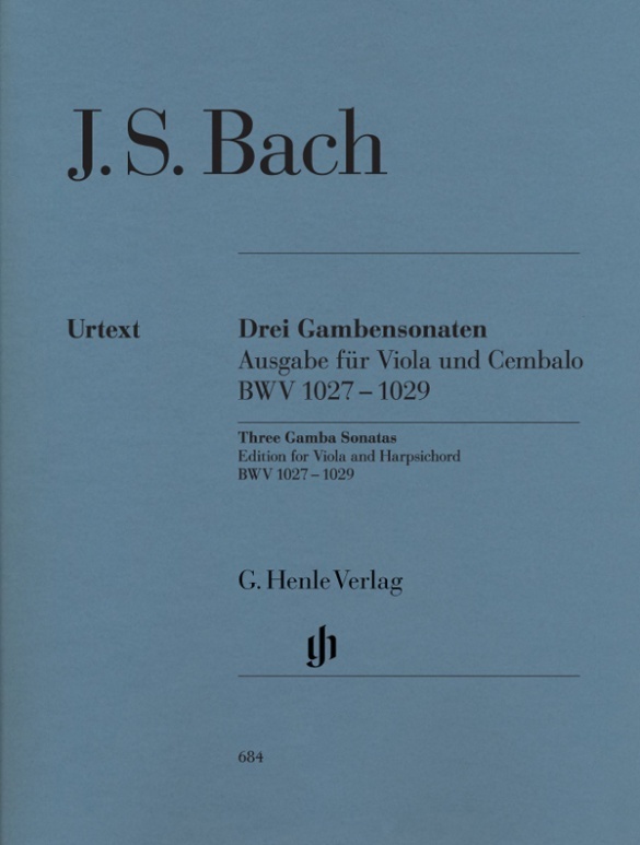 Cover: 9790201806846 | Johann Sebastian Bach - Drei Gambensonaten BWV 1027-1029 | Heinemann