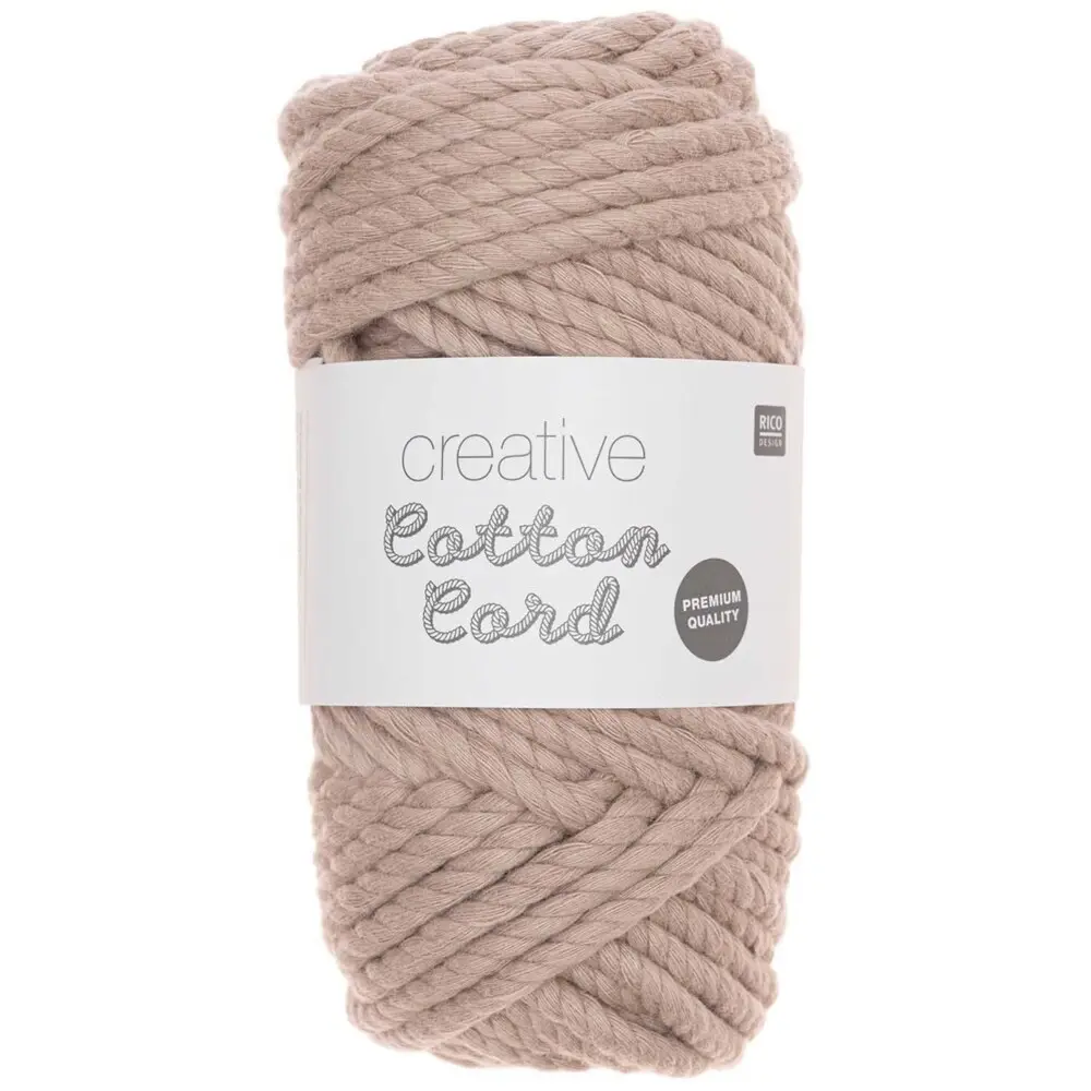 Makrameegarn Creative Cotton Cord Hellbraun
