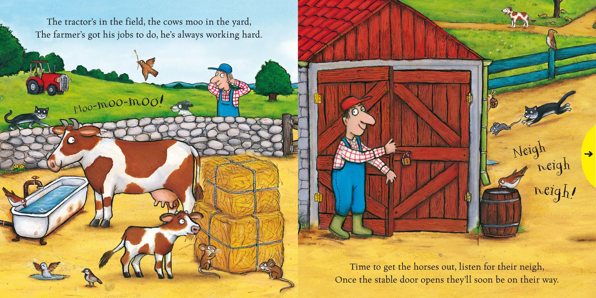Bild: 9781509866946 | On the Farm | A Push, Pull, Slide Book | Campbell Books | Buch | 2018