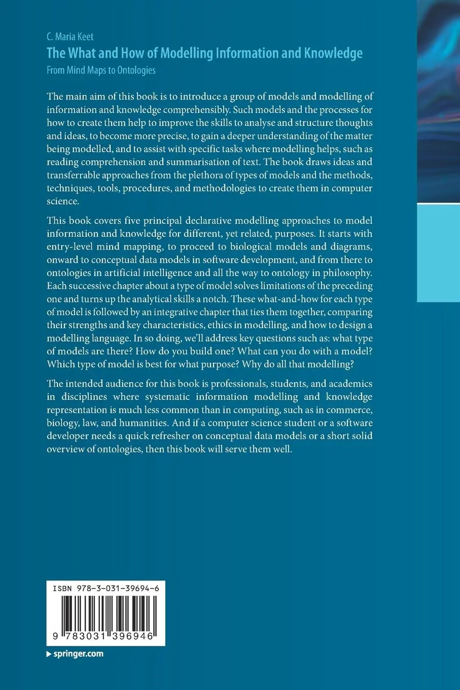 Rückseite: 9783031396946 | The What and How of Modelling Information and Knowledge | Keet | Buch