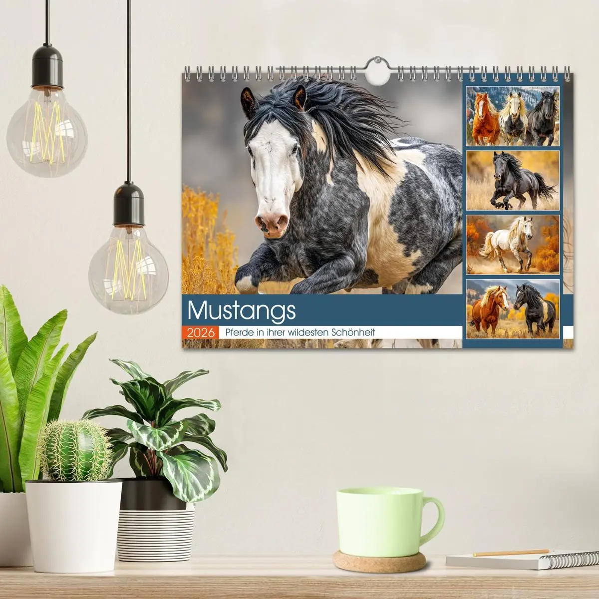 Bild: 9783457336946 | Mustangs. Pferde in ihrer wildesten Schönheit (Wandkalender 2026...