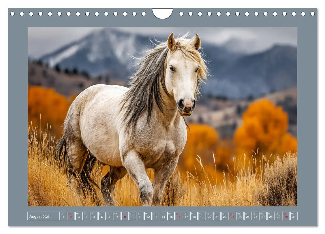 Bild: 9783457336946 | Mustangs. Pferde in ihrer wildesten Schönheit (Wandkalender 2026...