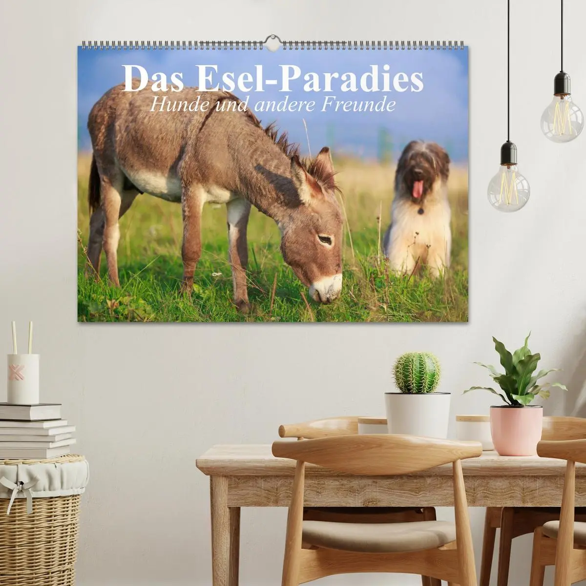 Bild: 9783516116946 | Das Esel-Paradies - Hunde und andere Feunde (Wandkalender 2026 DIN...