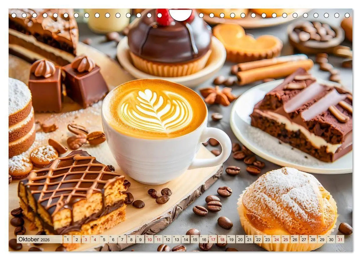 Bild: 9783516666946 | Cappuccino, Latte und mehr - Der große Kaffeekalender (Wandkalender...