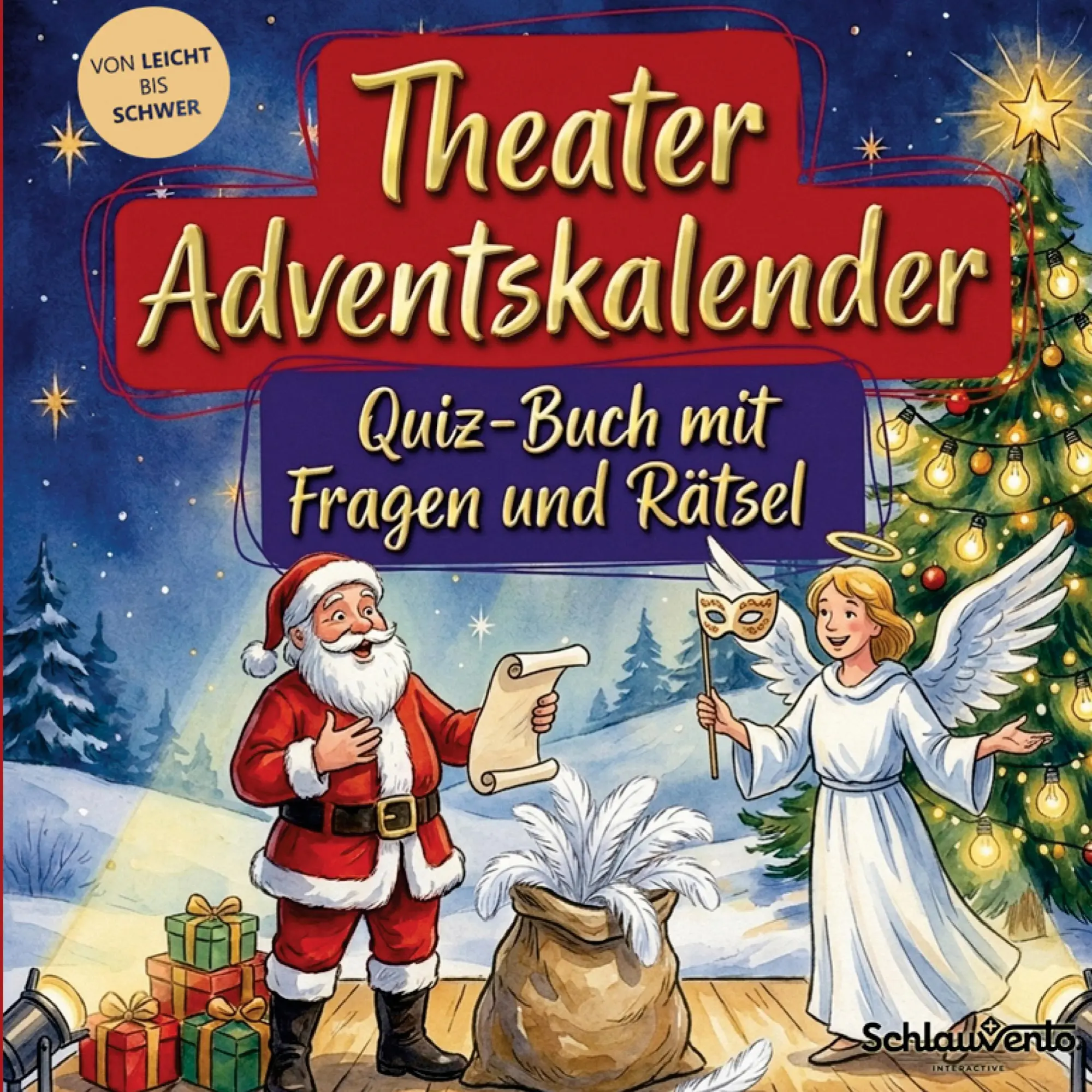 Cover: 9783693196946 | Theater-Adventskalender: Quiz-Buch mit Fragen und Rätsel | Interactive