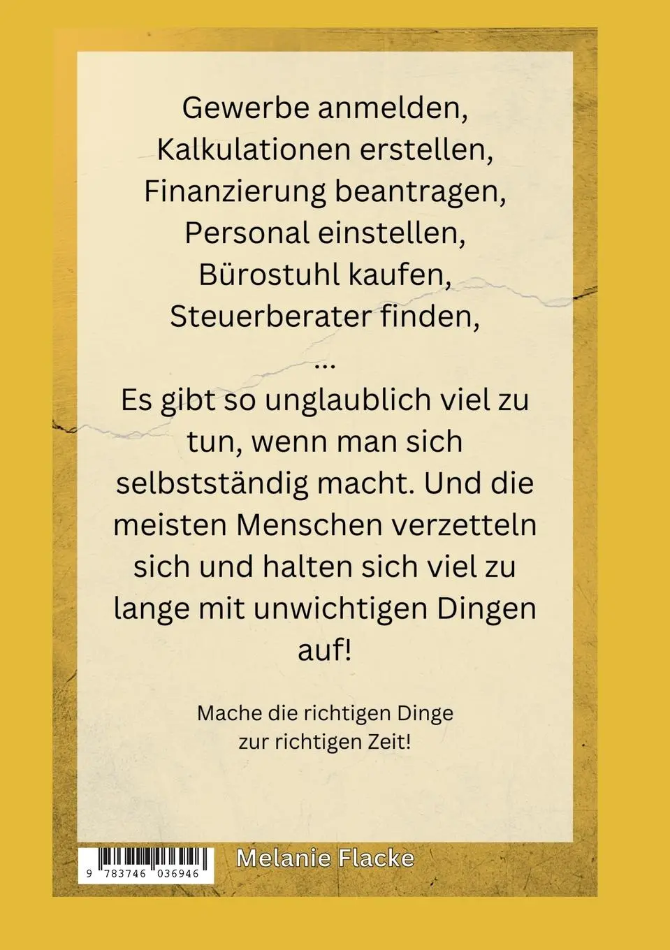 Rückseite: 9783746036946 | Muss ich nicht erstmal gründen!?! | Tante Trude sagt "Nein", Schatz!