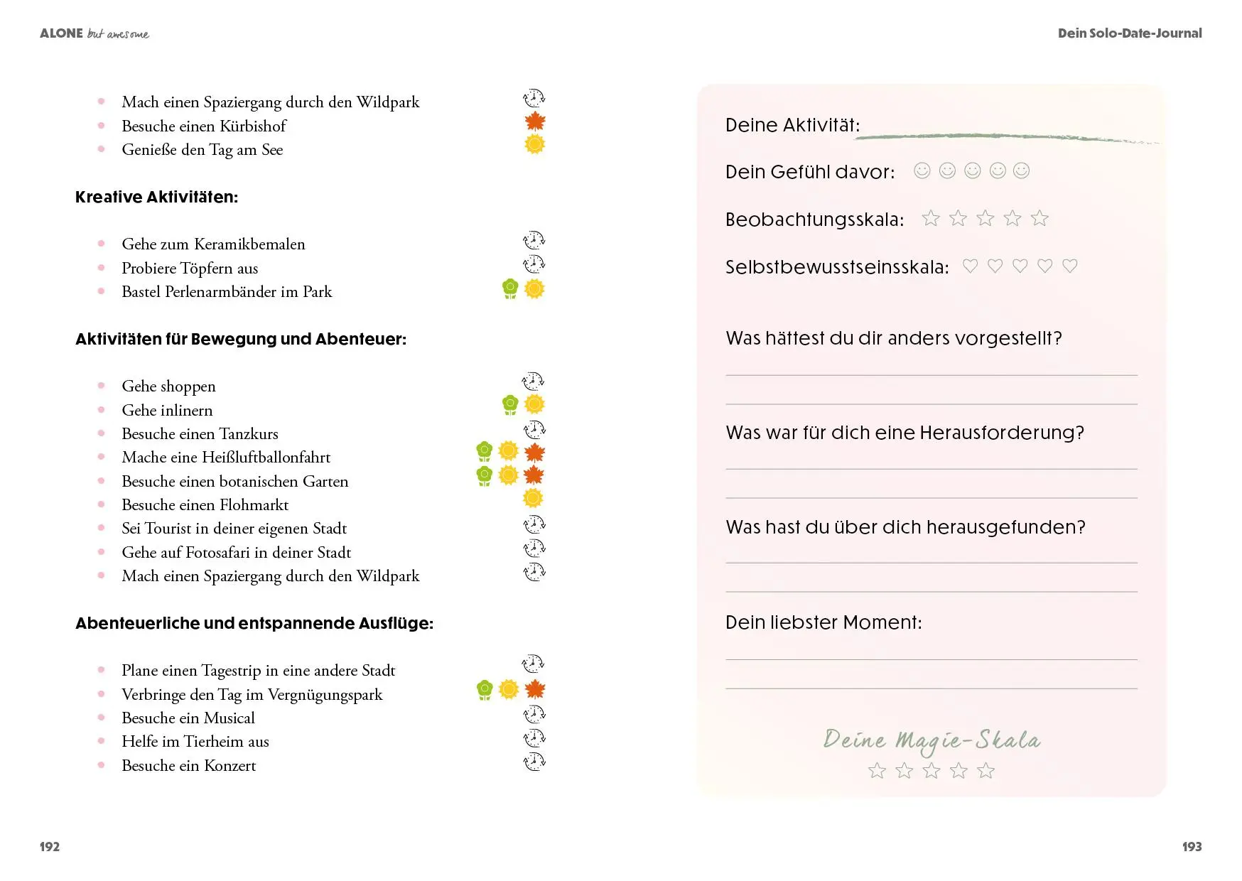 Bild: 9783747406946 | Alone but awesome - die Magie von Solo-Dates | Lutsch (u. a.) | Buch