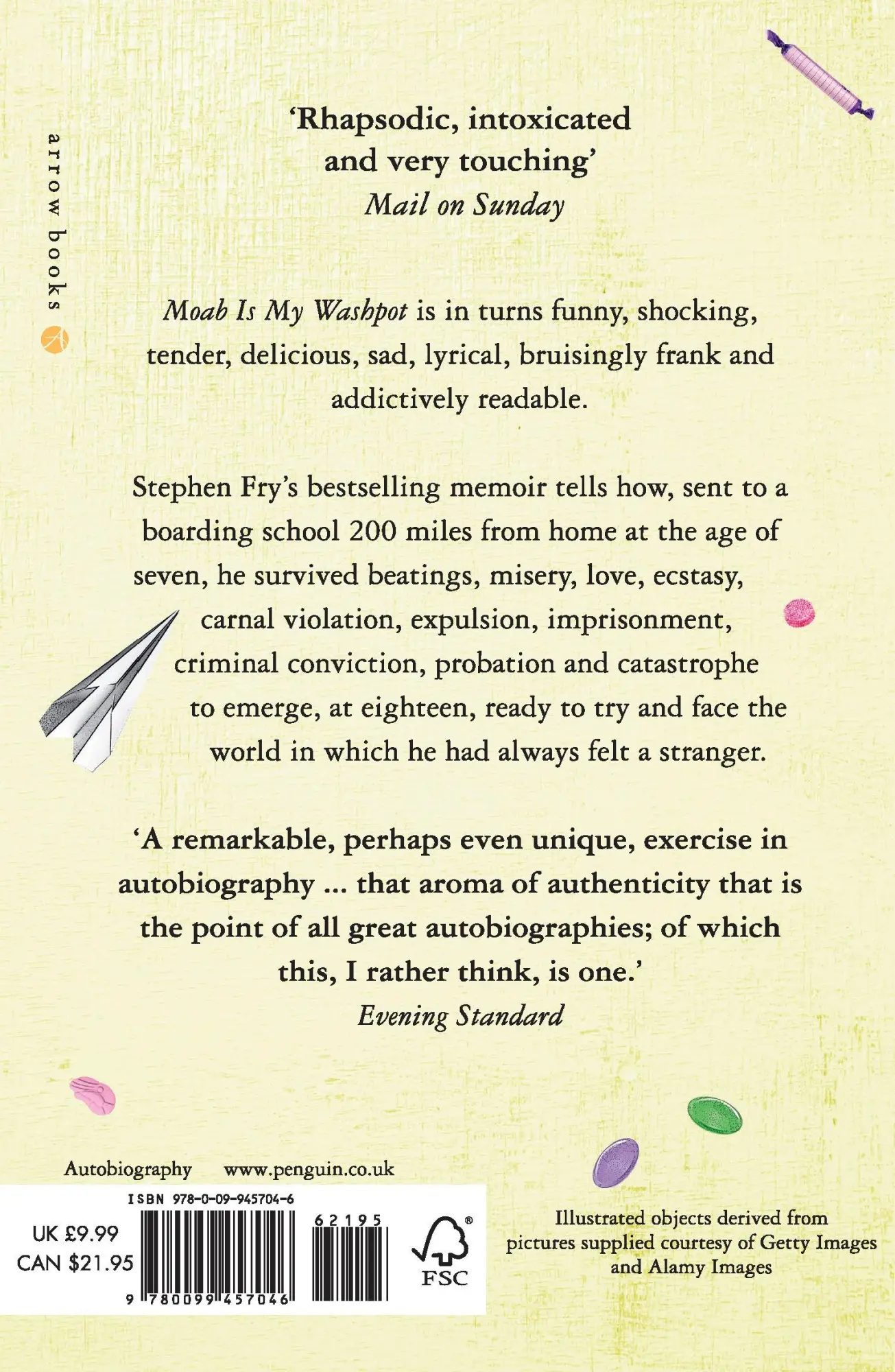 Rückseite: 9780099457046 | Moab Is My Washpot | Stephen Fry | Taschenbuch | j | Englisch | 2004