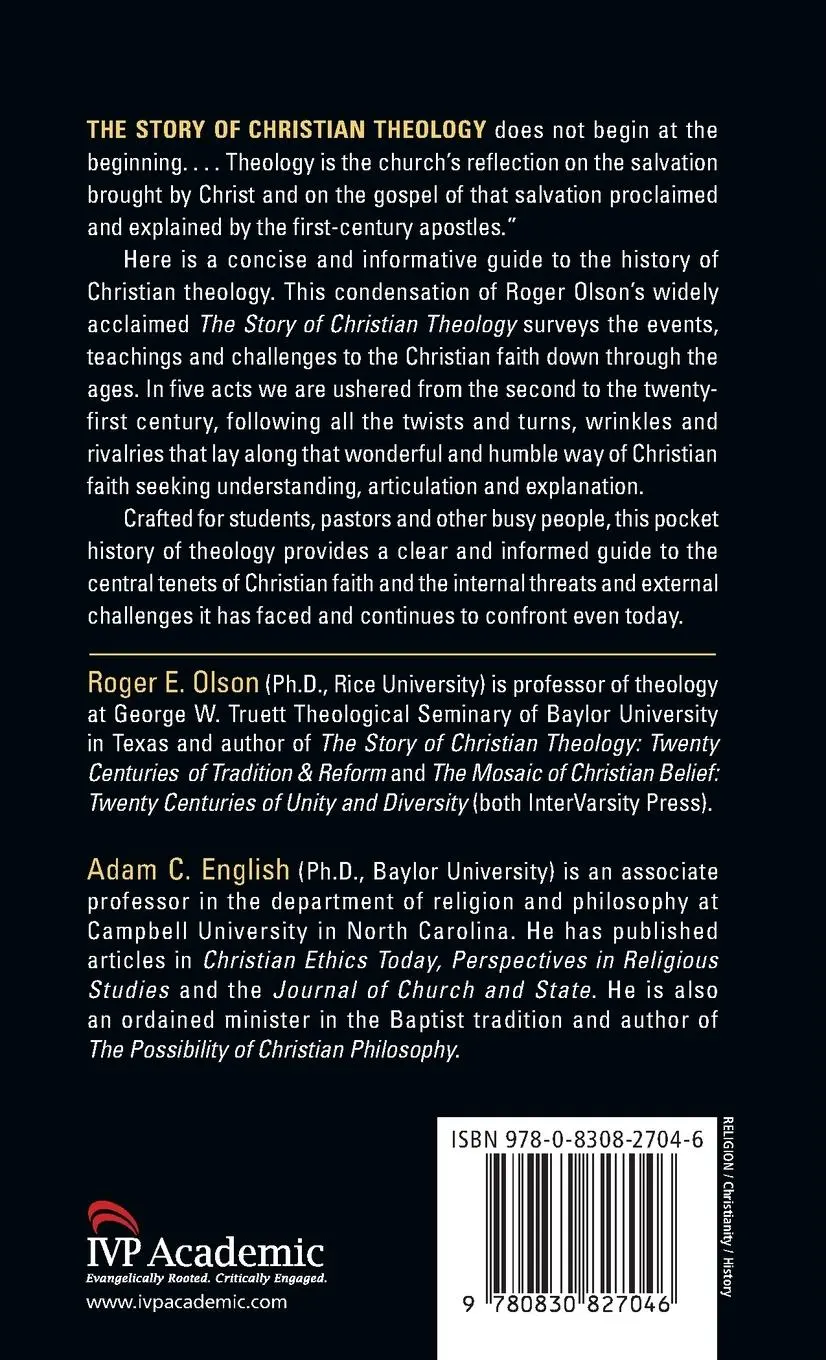 Rückseite: 9780830827046 | Pocket History of Theology | Roger E. Olson (u. a.) | Taschenbuch