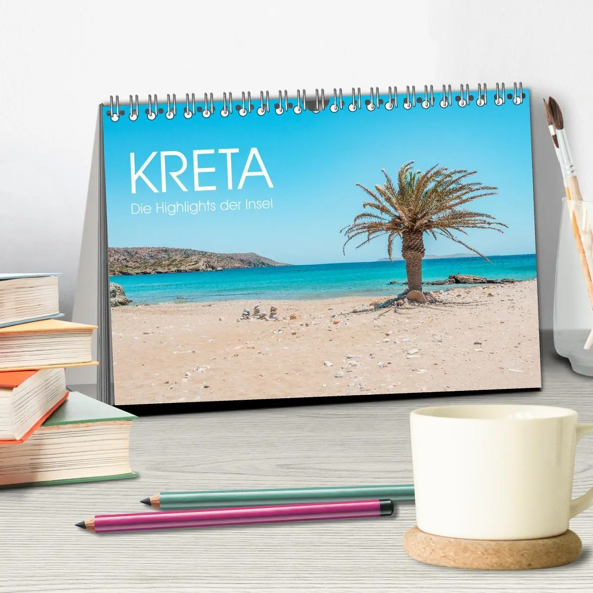 Bild: 9783457607046 | Kreta - Die Highlights der Insel (Tischkalender 2026 DIN A5 quer),...