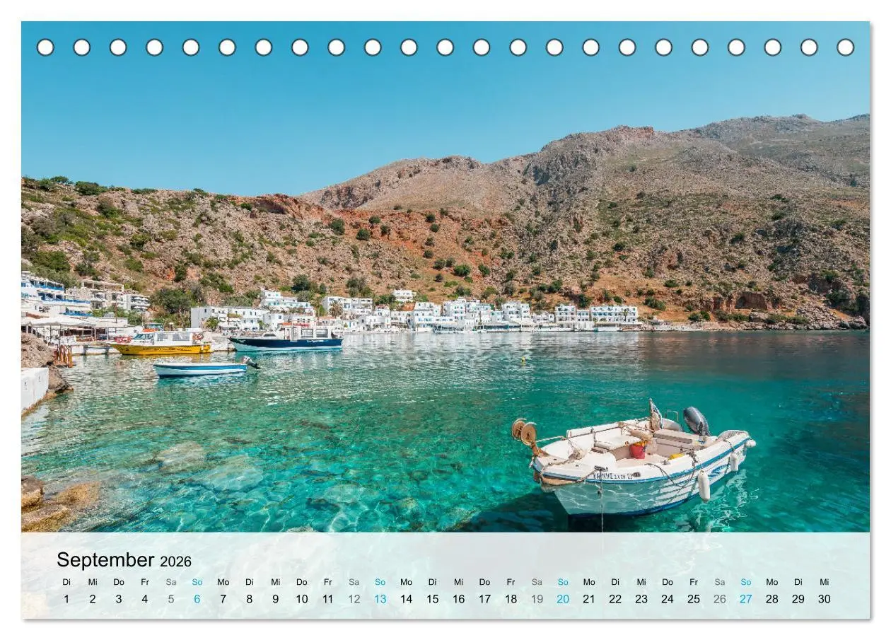 Bild: 9783457607046 | Kreta - Die Highlights der Insel (Tischkalender 2026 DIN A5 quer),...