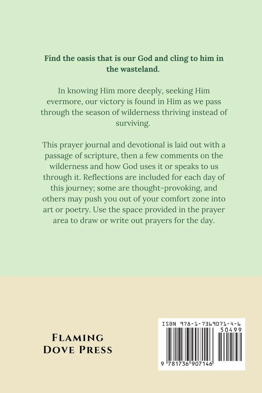 Rückseite: 9781736907146 | Thriving in the Wilderness | A Devotional Journal | Sarah K Howley