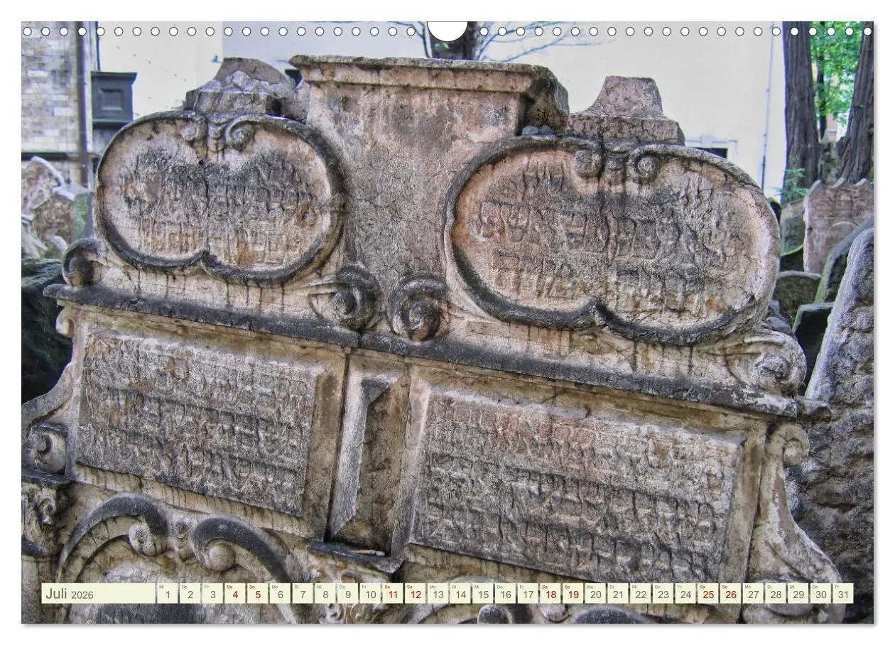 Bild: 9783457527146 | Prag. Jüdischer Friedhof und Synagogen (Wandkalender 2026 DIN A3...