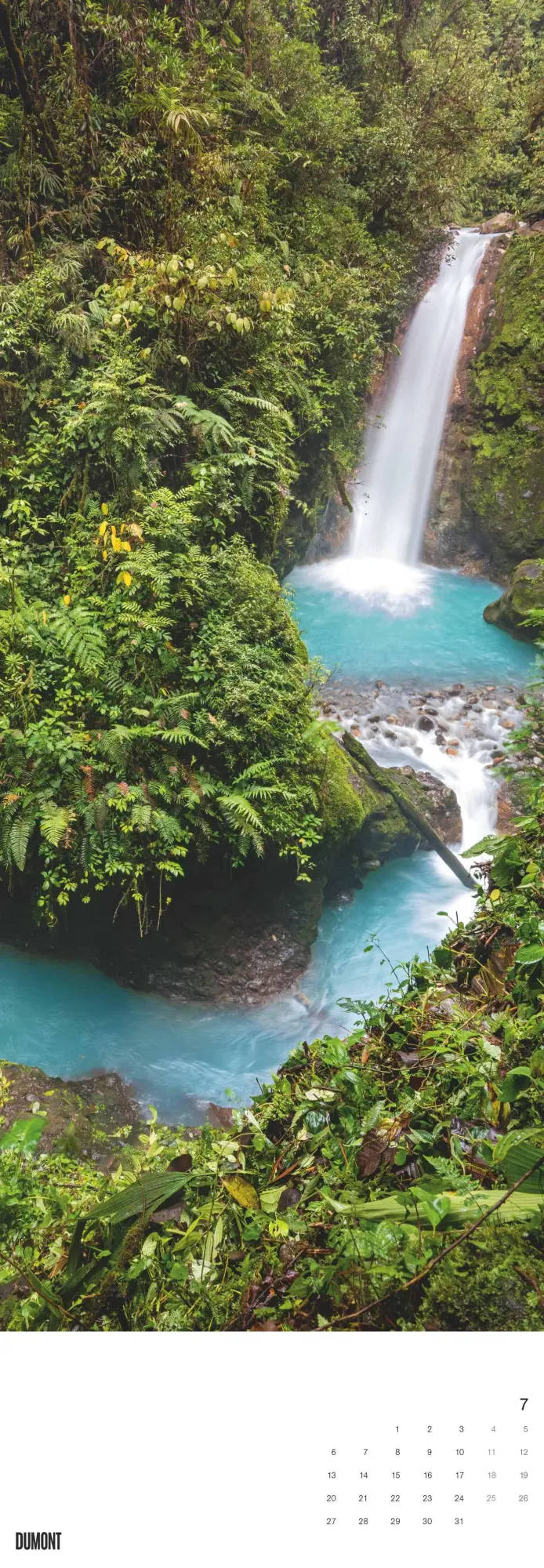 Bild: 4069095007246 | Wasserfälle 2026 - Foto-Kalender - King-Size - 34x98 - Waterfalls -...